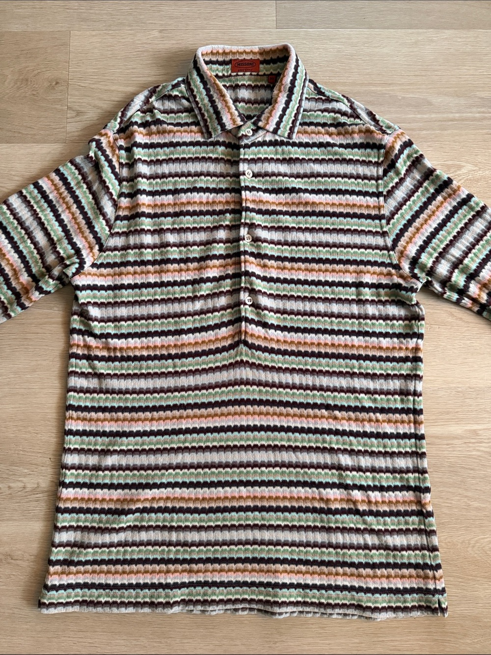 Men’s Missoni Long Sleeve Collared Button Up